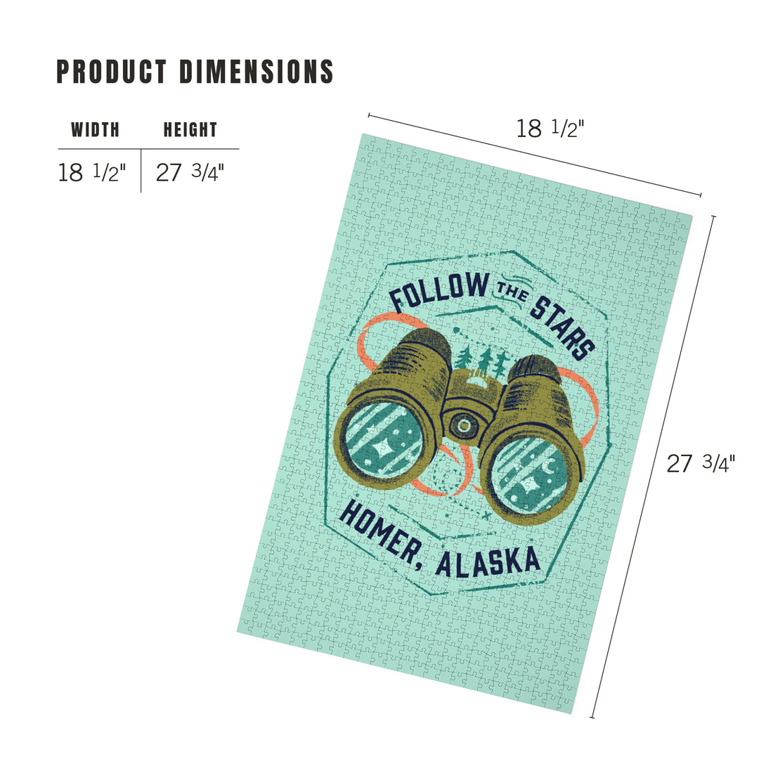 Homer, Alaska, Lake Life Series, Follow The Stars,, 1000 Piece Jigsaw Puzzle