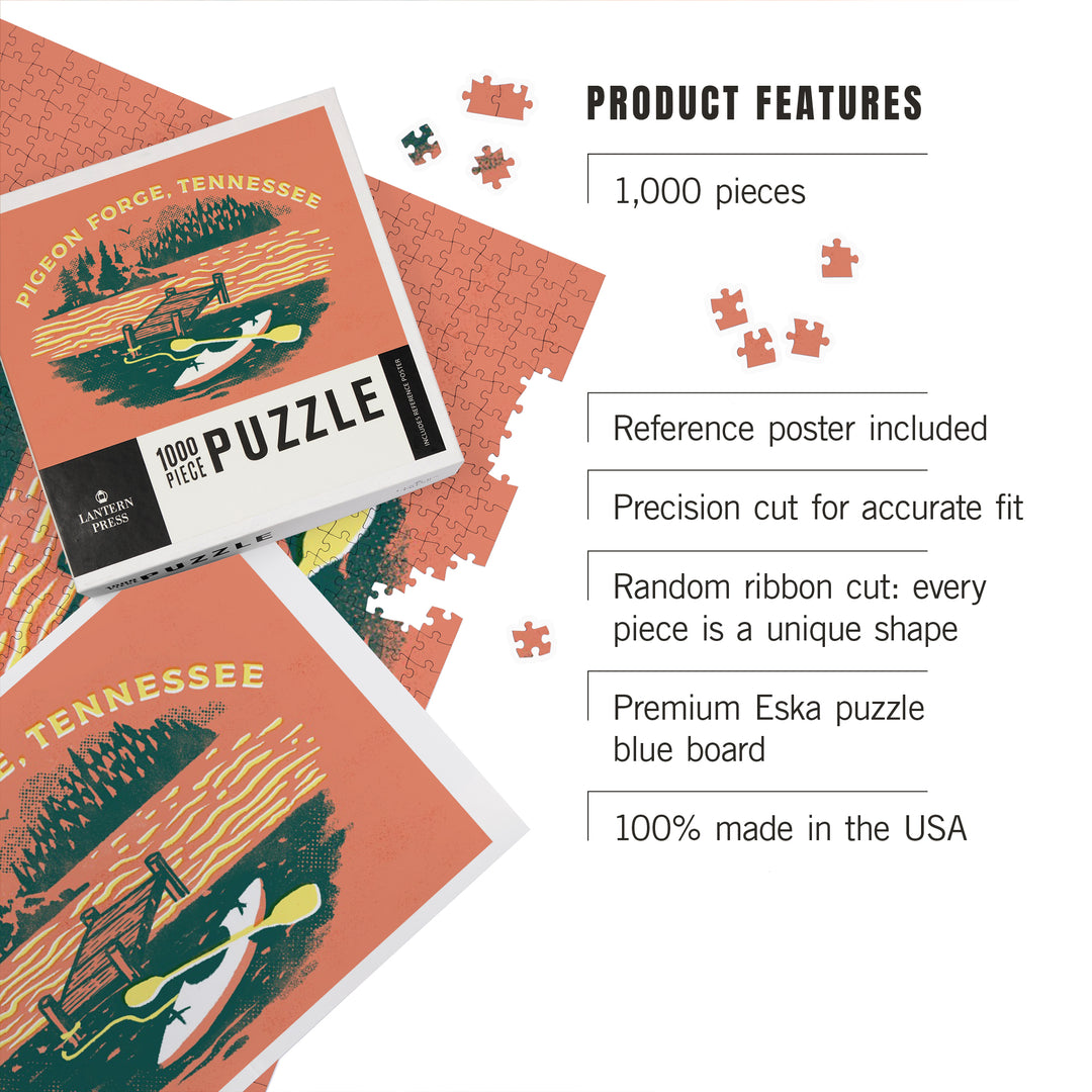 Pigeon Forge, Tennessee, Lake Life Series, Dock, 1000 Piece Jigsaw Puzzle