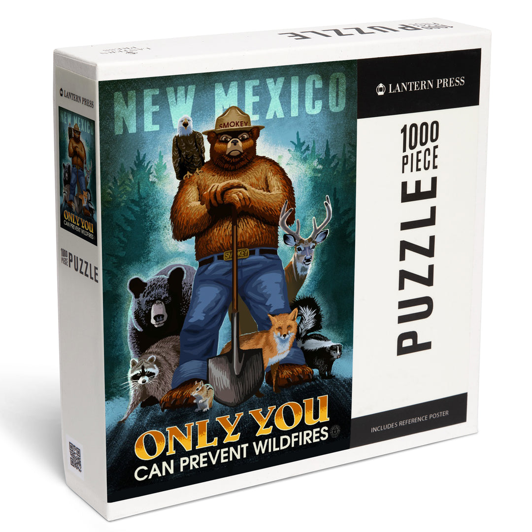 New Mexico, Smokey Bear and Friends, Only You Can Prevent Wildfires, Jigsaw Puzzle