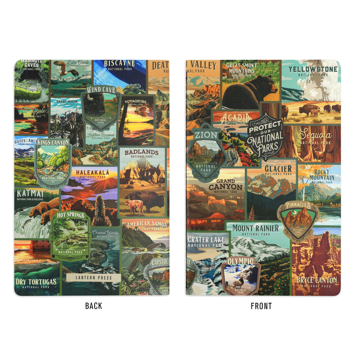 Protect Our National Parks, 3-Pack Journal Set with Unique Artwork on Each Cover