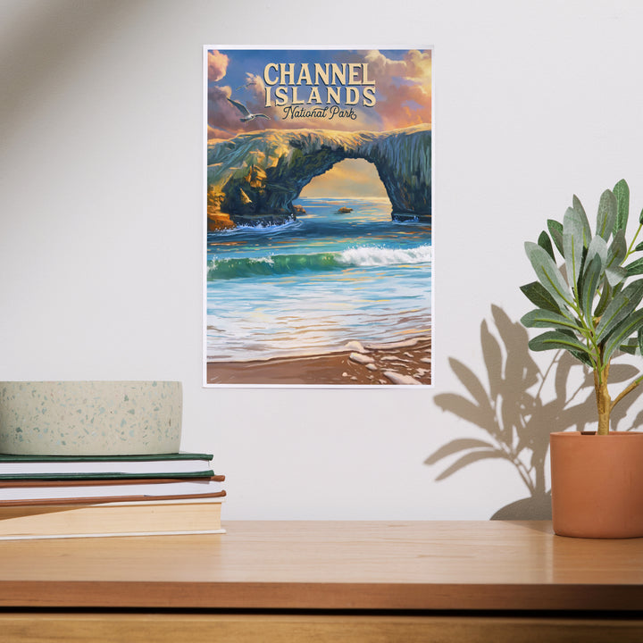 Channel Islands National Park, California, Oil Painting, Art & Giclee Prints