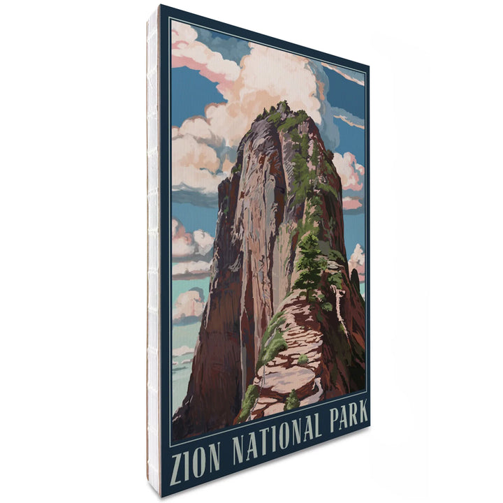Lined 6x9 Journal, Zion National Park, Utah, Angels Landing, Lay Flat, 193 Pages, FSC paper