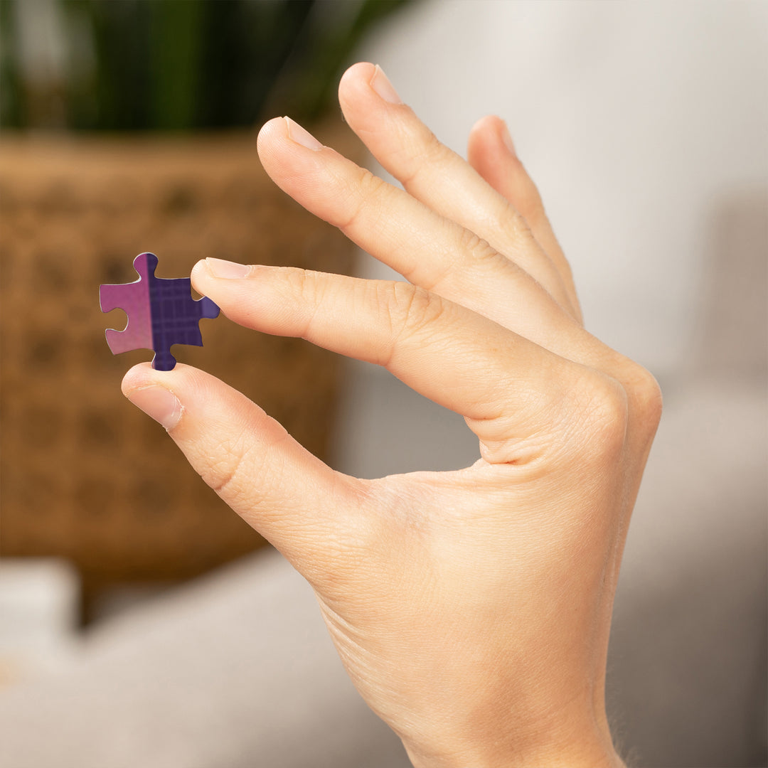 Oklahoma City, Oklahoma, Retro Skyline Chromatic Series, 1000 Piece Jigsaw Puzzle