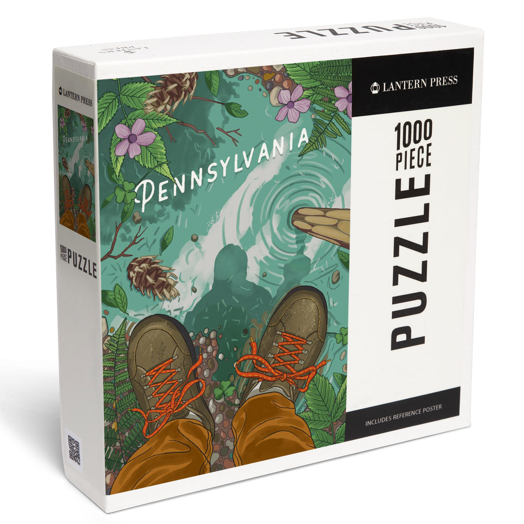 Pennsylvania, Embrace the Elements, Hiking, Jigsaw Puzzle