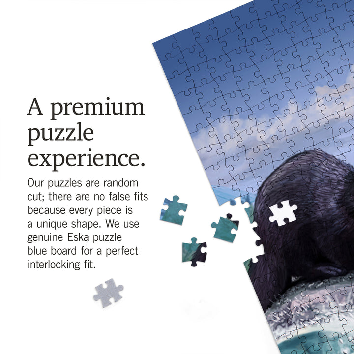 River Otters, Underwater Scene, 1000 Piece Jigsaw Puzzle