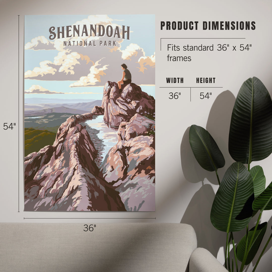 Shenandoah National Park, Virginia, Painterly National Park Series, Art & Giclee Prints