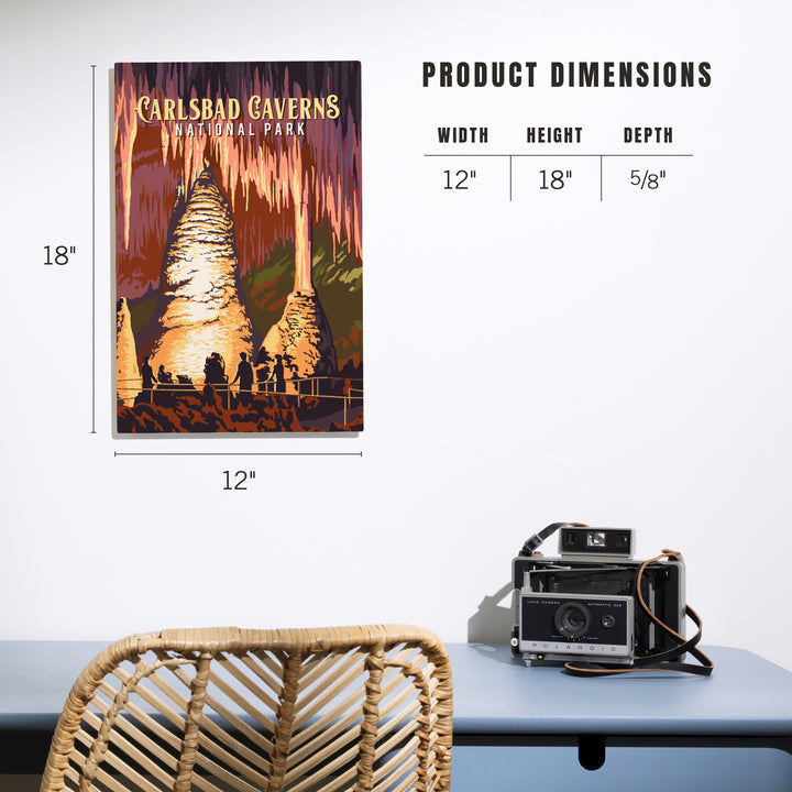 Carlsbad Caverns National Park, New Mexico, Painterly National Park Series, Wood Signs and Postcards