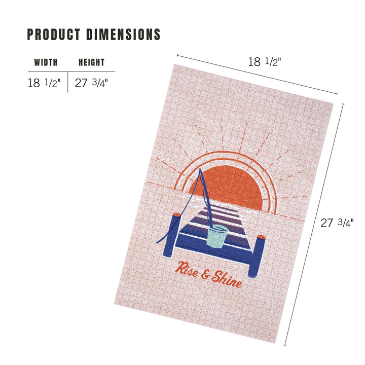 Dockside Collection, Rise and Shine, Dock, 1000 Piece Jigsaw Puzzle