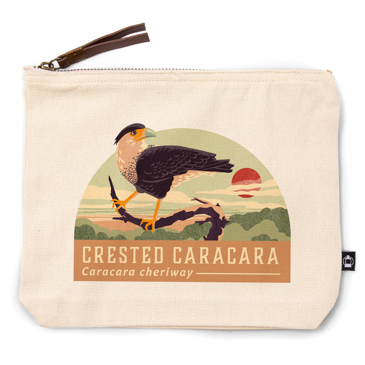 Shorebirds at Sunset Collection, Crested Caracara, Bird, Contour, Accessory Go Bag