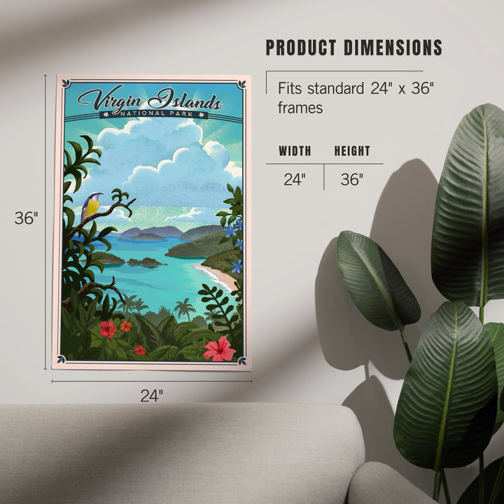 Virgin Islands National Park, Lithograph, Art & Giclee Prints