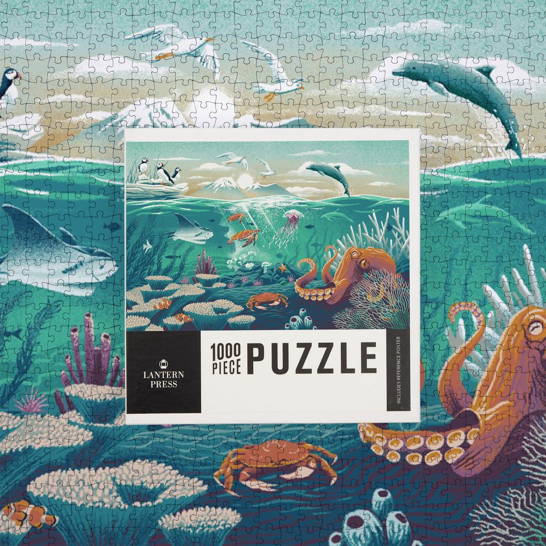 Wildlife Utopia, Seascape, 1000 Piece Jigsaw Puzzle