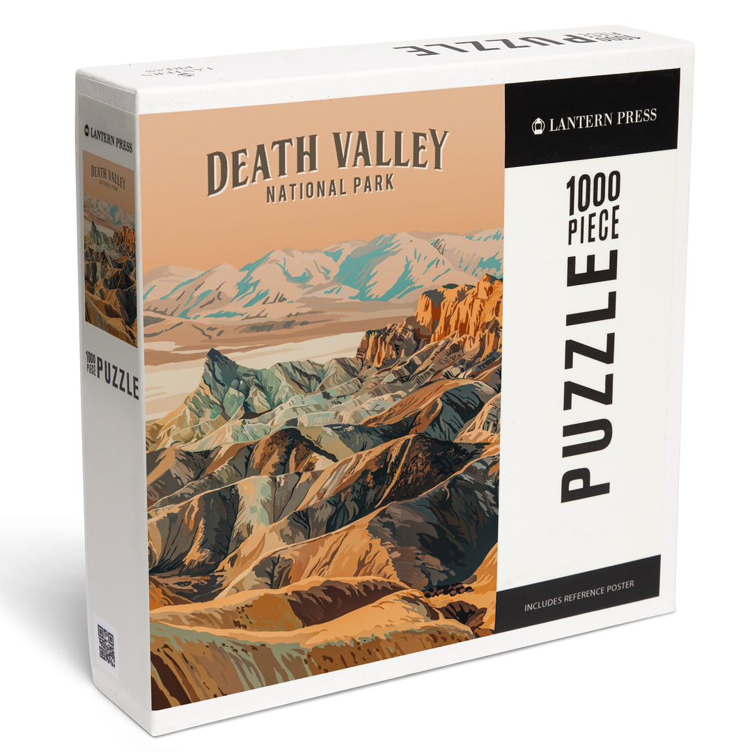 Death Valley National Park, California, Painterly National Park Series, Jigsaw Puzzle