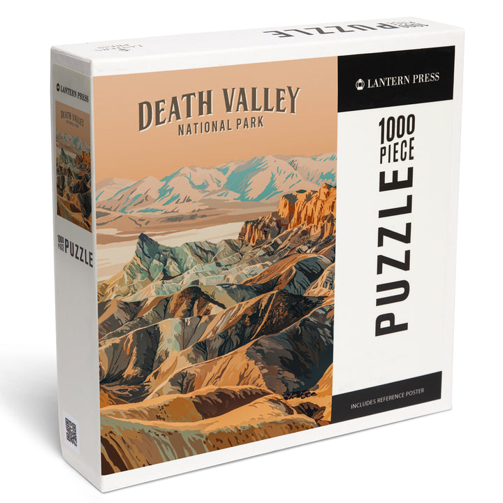 Death Valley National Park, California, Painterly National Park Series, Jigsaw Puzzle