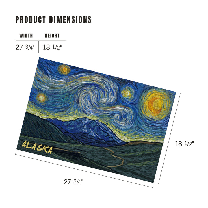Alaska, Starry Night, Jigsaw Puzzle