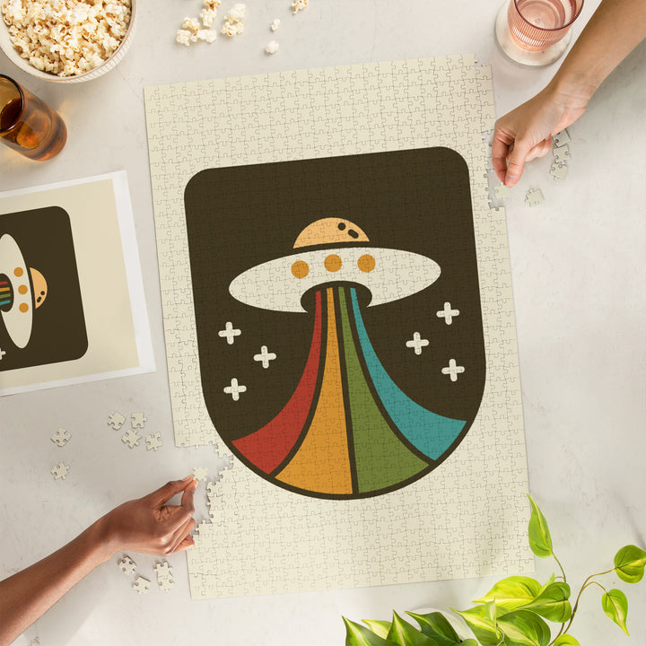 Simple Vector, Alien, 1000 Piece Jigsaw Puzzle