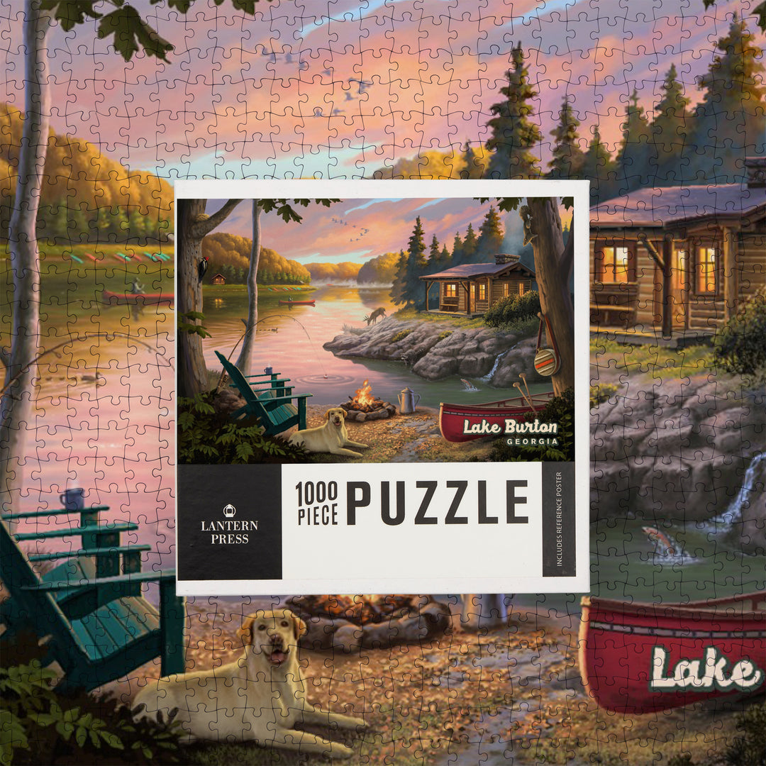 Lake Burton, Georgia, Lake Living, Jigsaw Puzzle