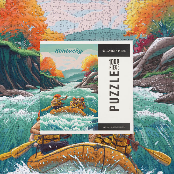Kentucky, Seek Adventure, River Rafting, Fall Colors, Jigsaw Puzzle