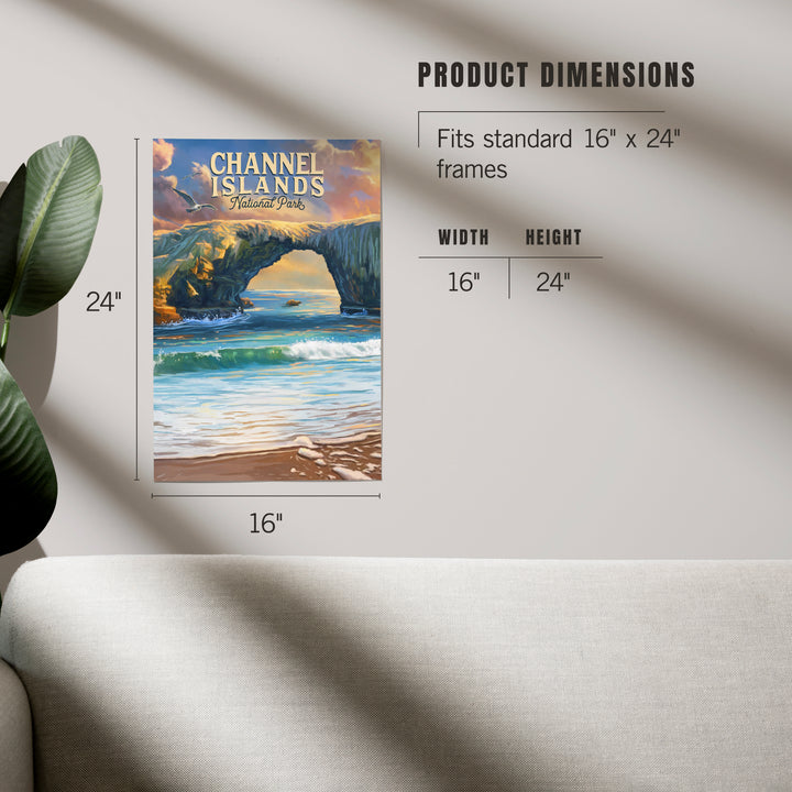 Channel Islands National Park, California, Oil Painting, Art & Giclee Prints