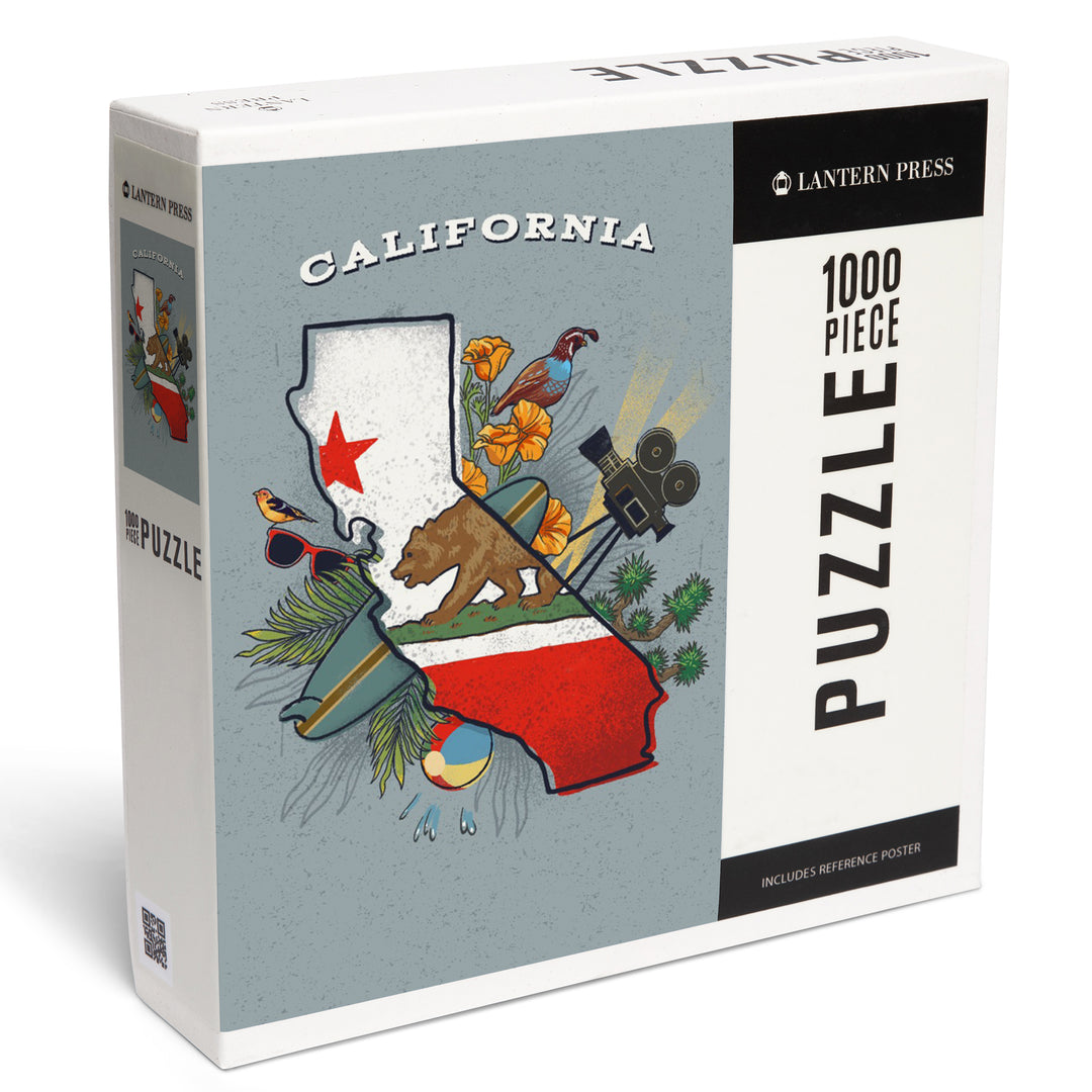 California, State Treasure Trove, Jigsaw Puzzle
