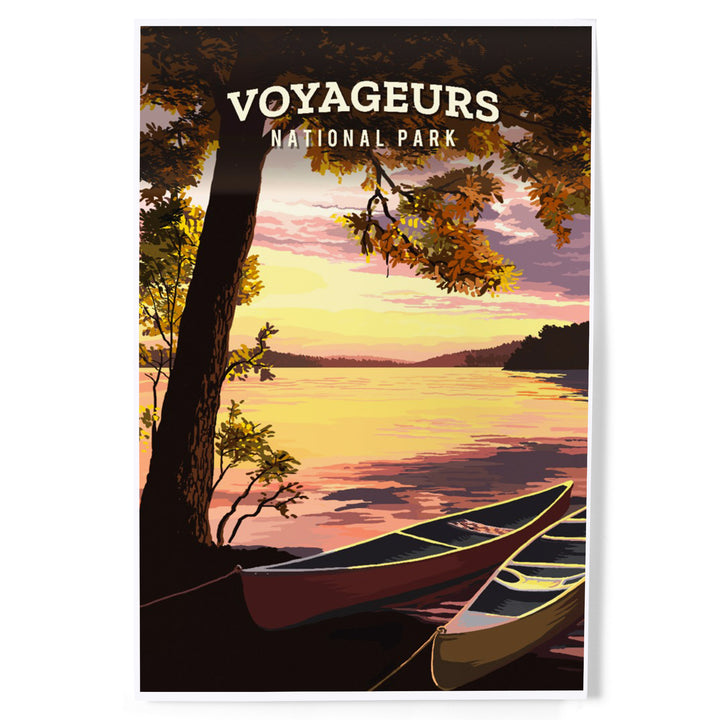 Voyageurs National Park, Minnesota, Painterly National Park Series, Art & Giclee Prints