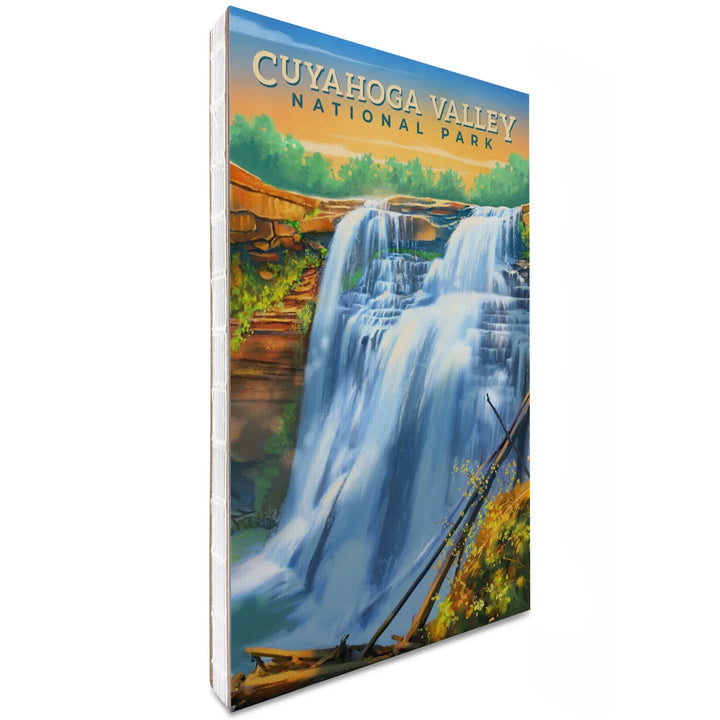 Lined 6x9 Journal, Cuyahoga Valley National Park, Ohio, Oil Painting, Lay Flat, 193 Pages, FSC paper