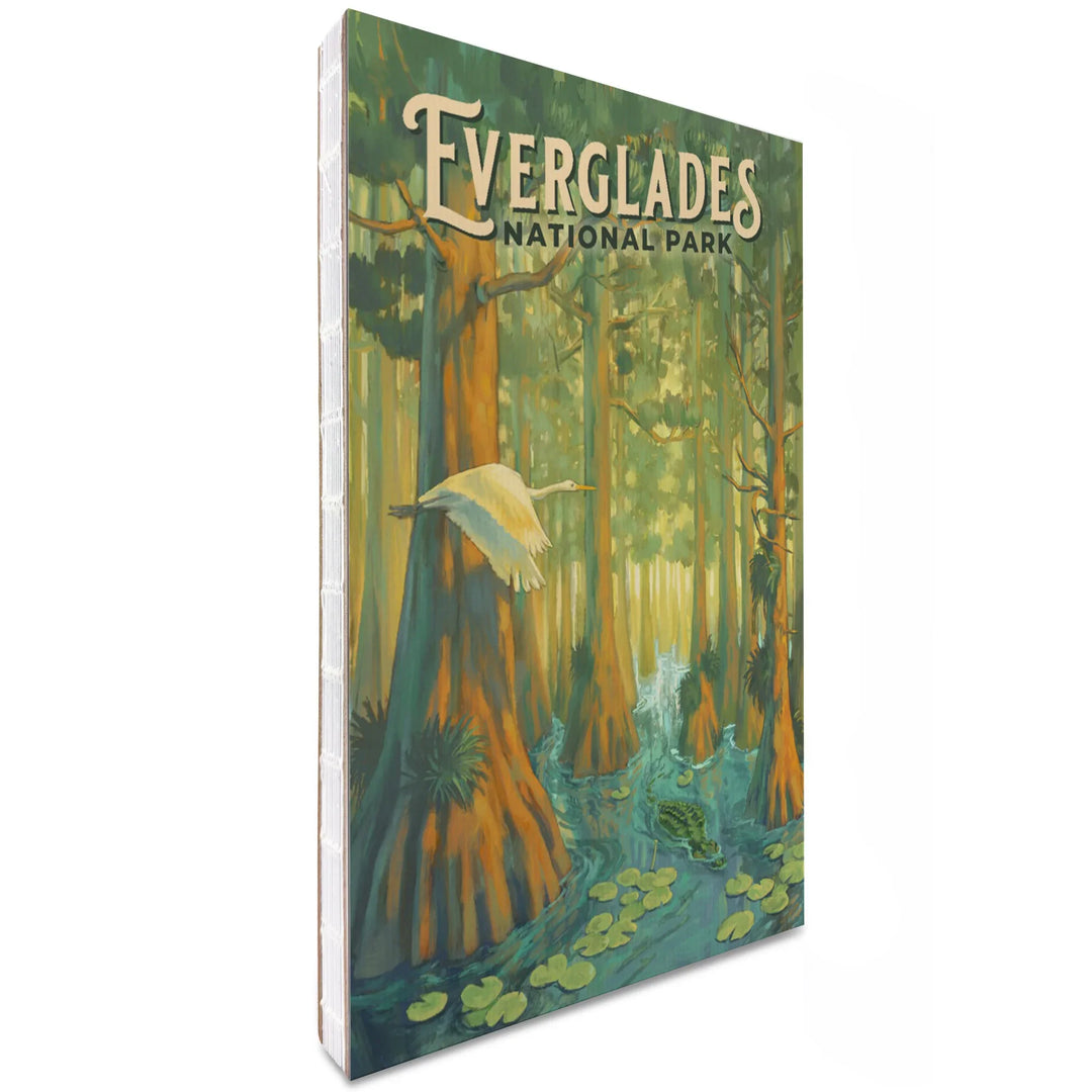 Lined 6x9 Journal, Everglades National Park, Florida, Oil Painting, Lay Flat, 193 Pages, FSC paper