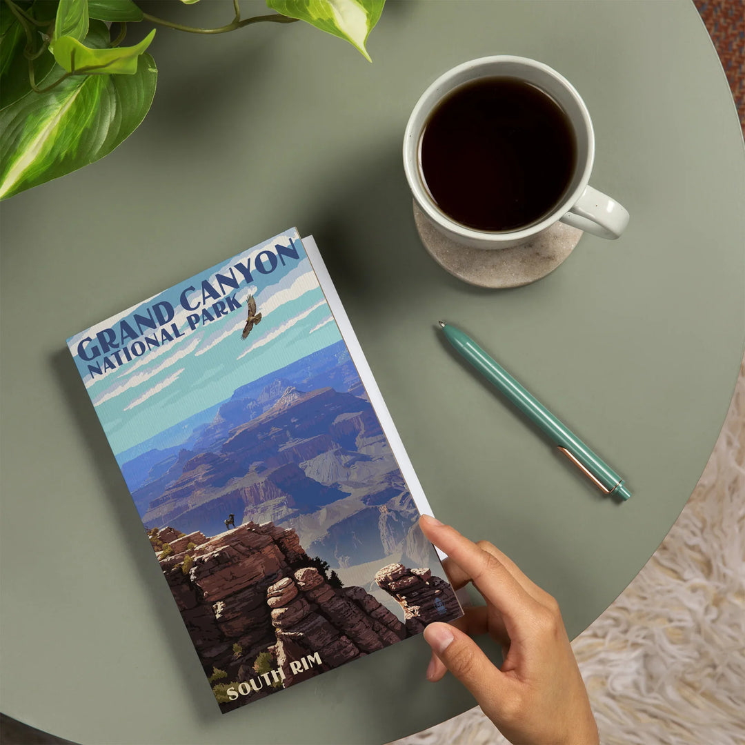 Lined 6x9 Journal, Grand Canyon National Park, Arizona, South Rim, Lay Flat, 193 Pages, FSC paper