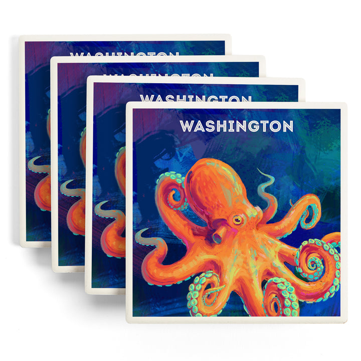 Washington, Vivid, Octopus, Coasters