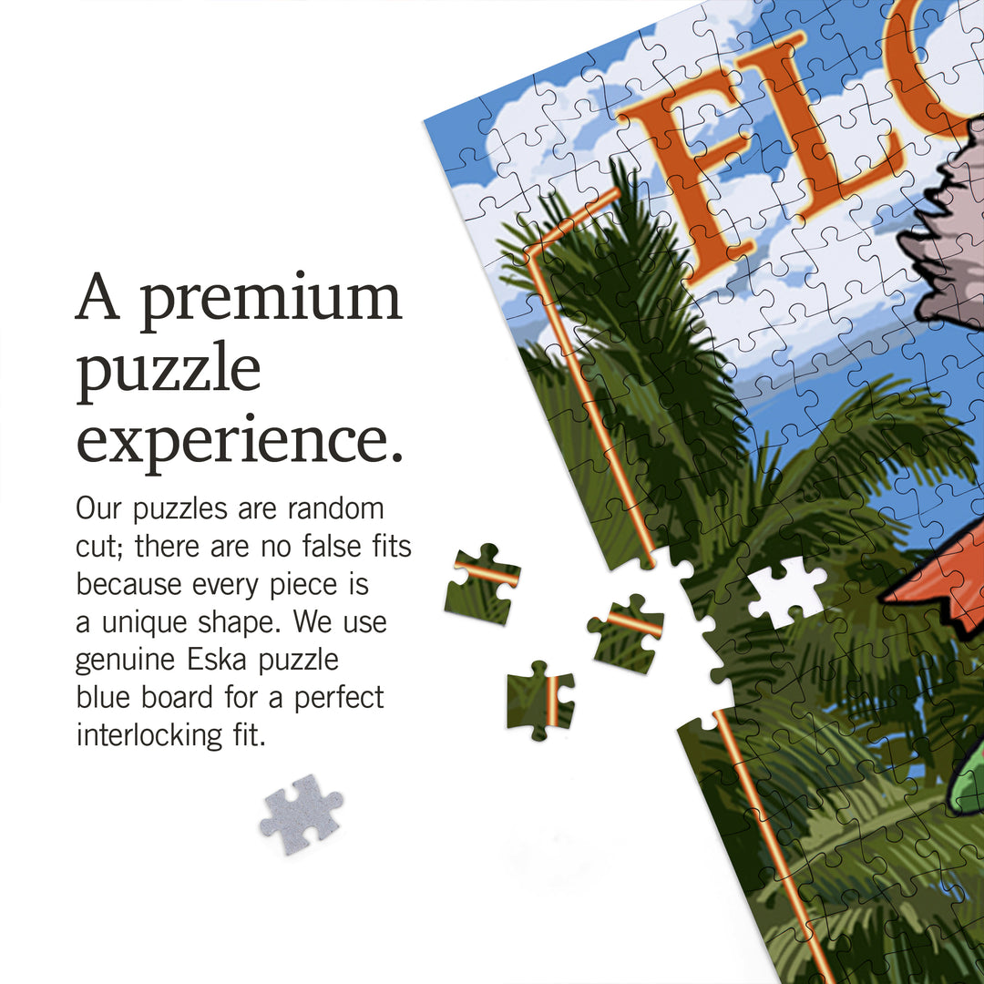 Marco Island, Florida, Destinations Sign, Jigsaw Puzzle