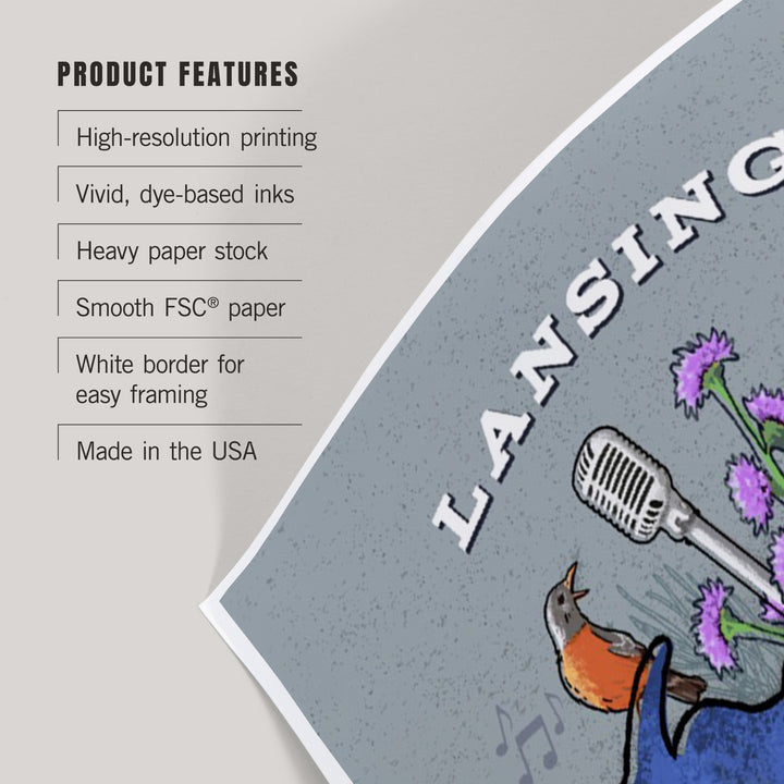 Lansing, Michigan, State Treasure Trove, Art & Giclee Prints