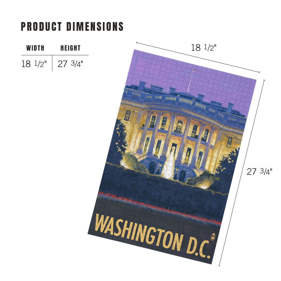 Washington DC, White House, Jigsaw Puzzle