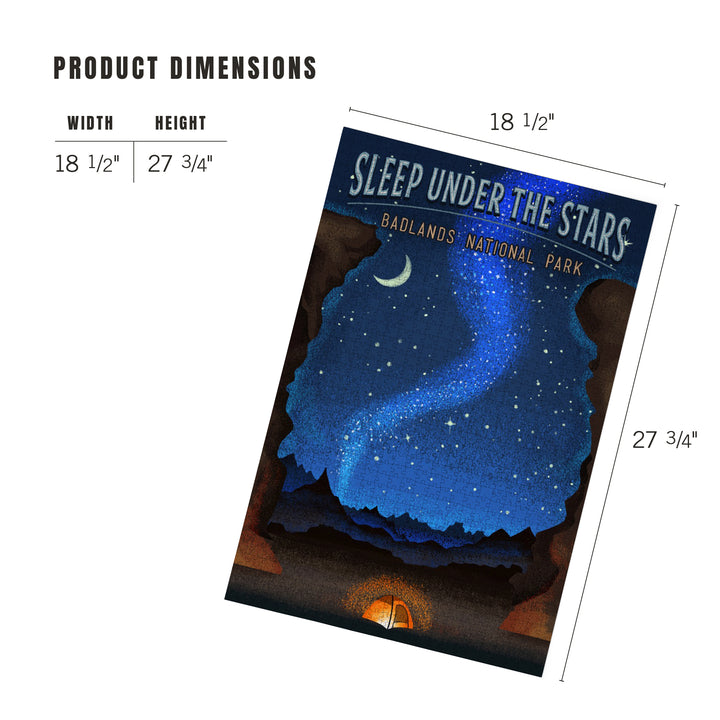 Badlands National Park, South Dakota, Sleep Under the Stars, Tent and Night Sky