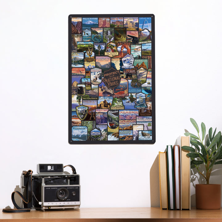 Protect Our National Parks, Collage, Metal Signs