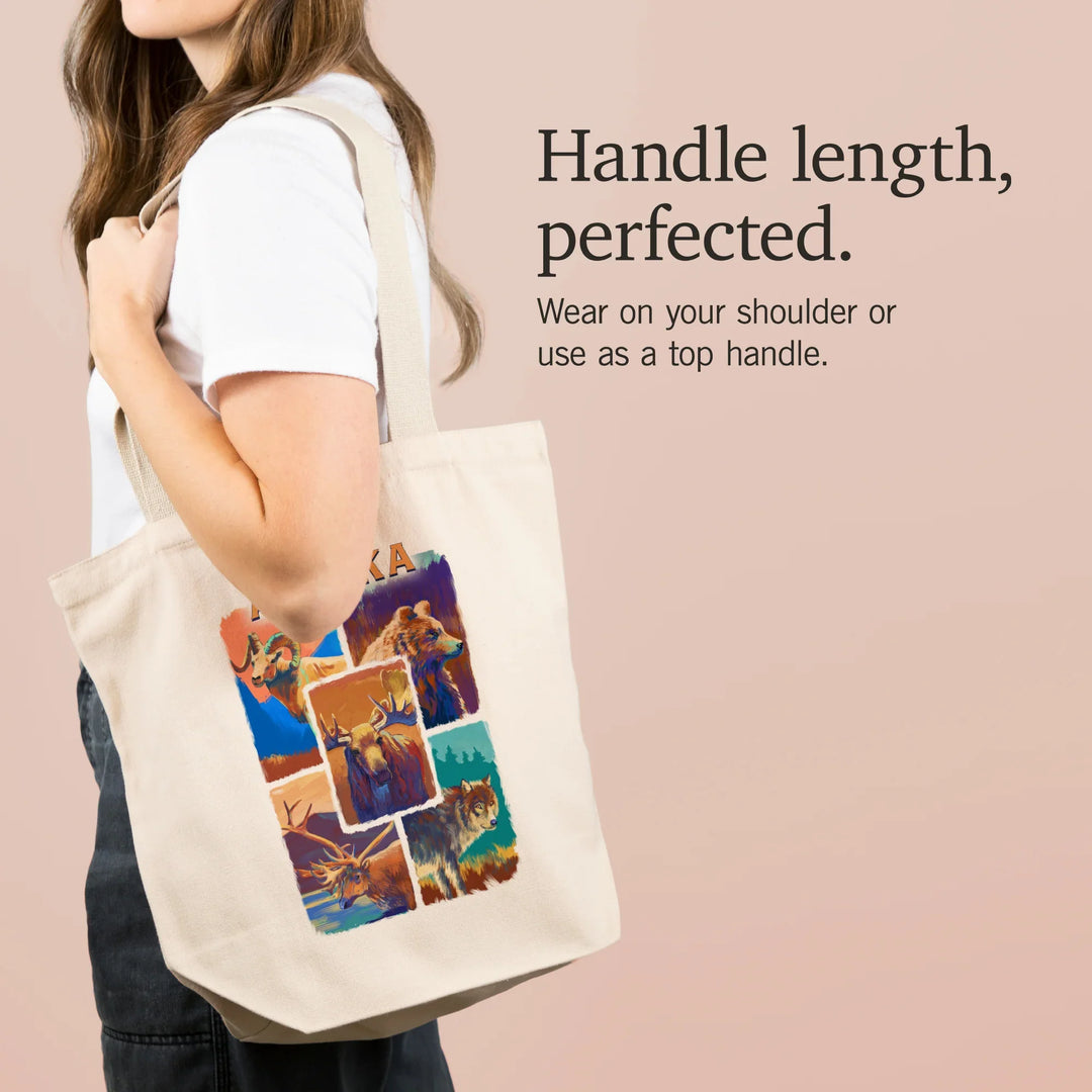 Alaska, Vivid Animals, Tote Bag