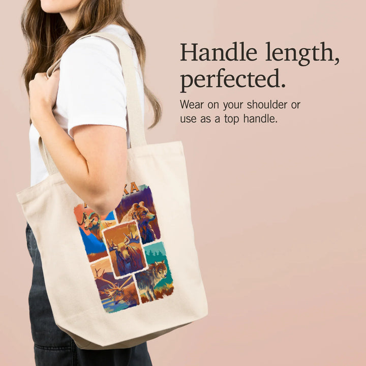 Alaska, Vivid Animals, Tote Bag