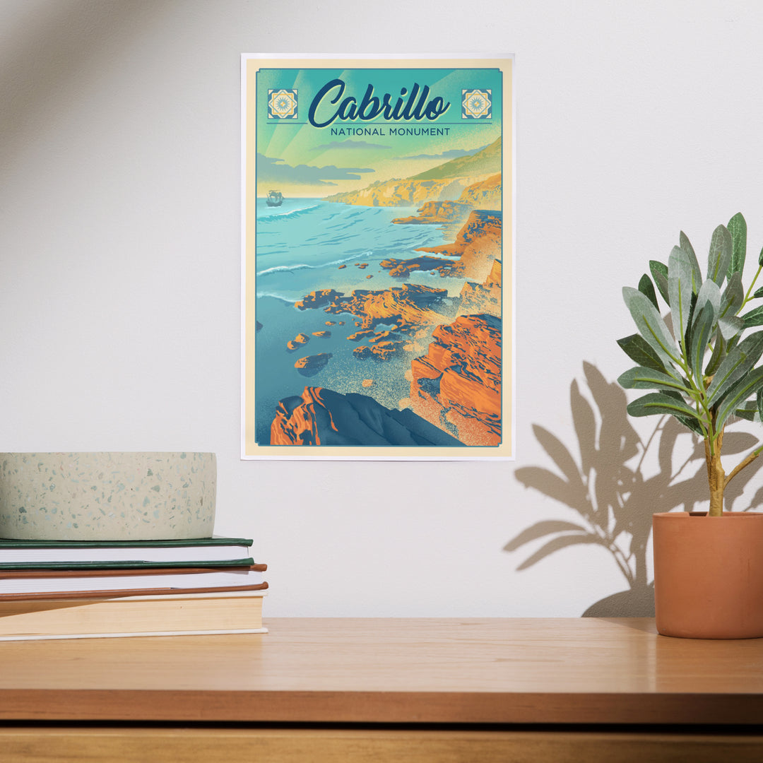 Cabrillo National Monument, California, Lithograph, Art & Giclee Prints