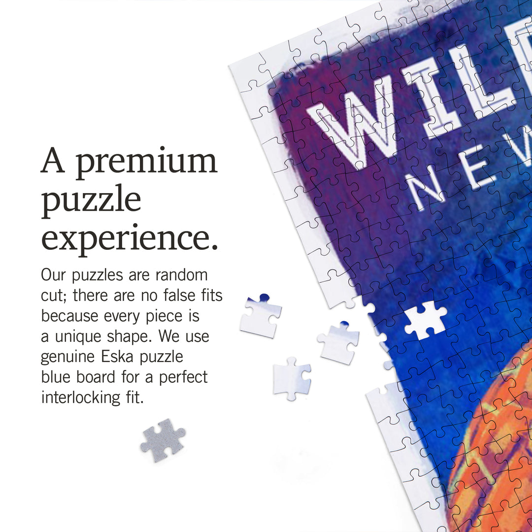 Wildwood, New Jersey, Vivid, Sea Turtle, 1000 Piece Jigsaw Puzzle