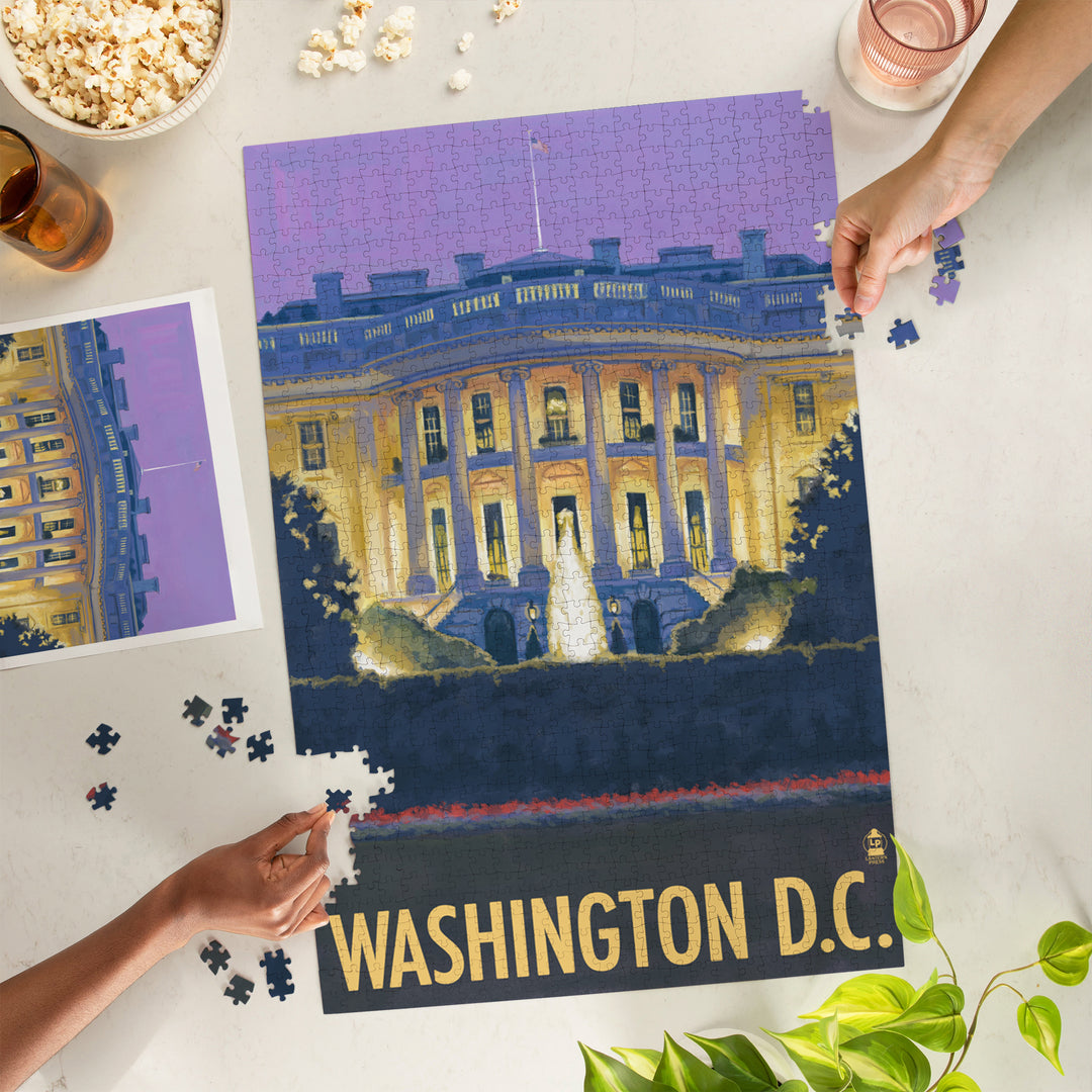Washington DC, White House, Jigsaw Puzzle