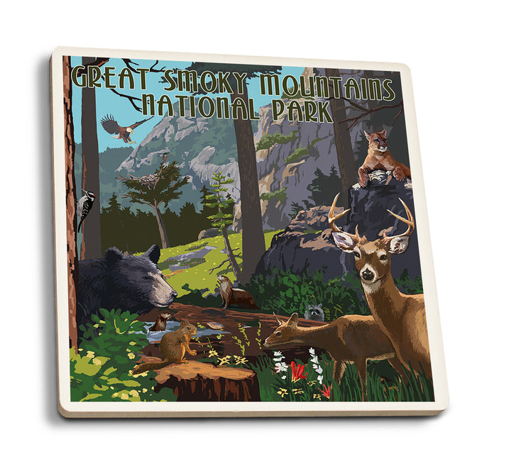 Great Smoky Mountains National Park, Wildlife Utopia, Coaster Set