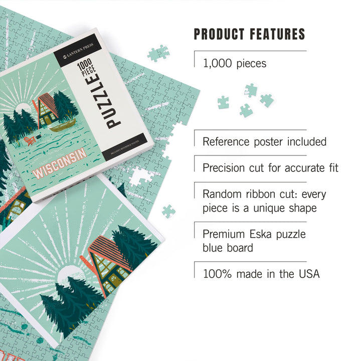 Wisconsin, Lake Life Series, Lake Life, 1000 Piece Jigsaw Puzzle