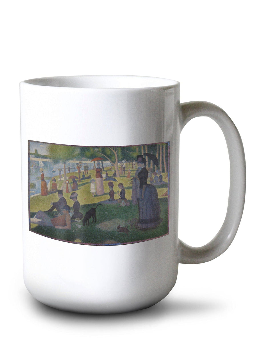 A Sunday Afternoon (Artist: Georges-Pierre Seurat) c. 1884, Masterpiece Classic, Ceramic Mug Mugs Lantern Press 