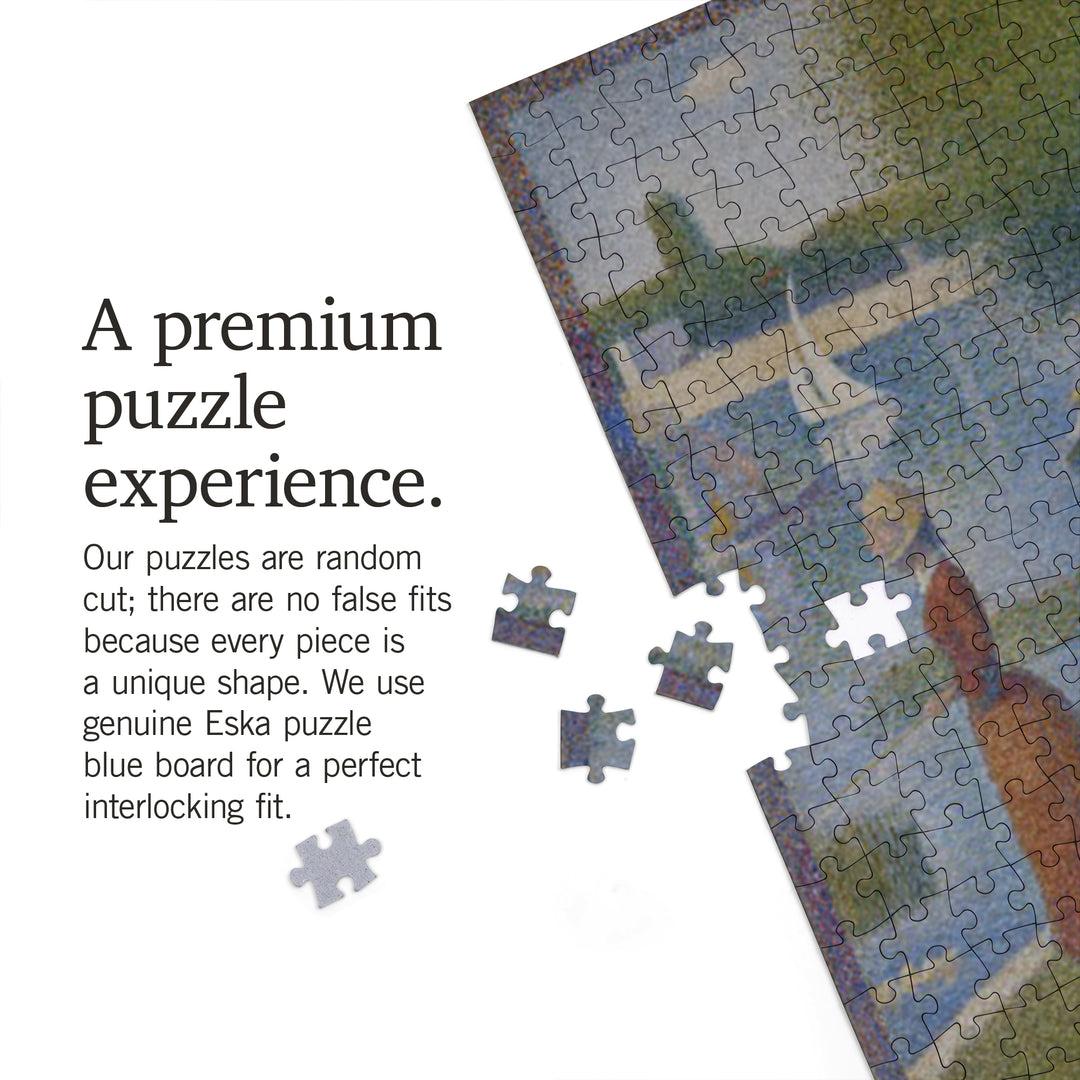 A Sunday Afternoon (Artist: Georges-Pierre Seurat) c. 1884, Masterpiece Classic, Jigsaw Puzzle Puzzle Lantern Press 