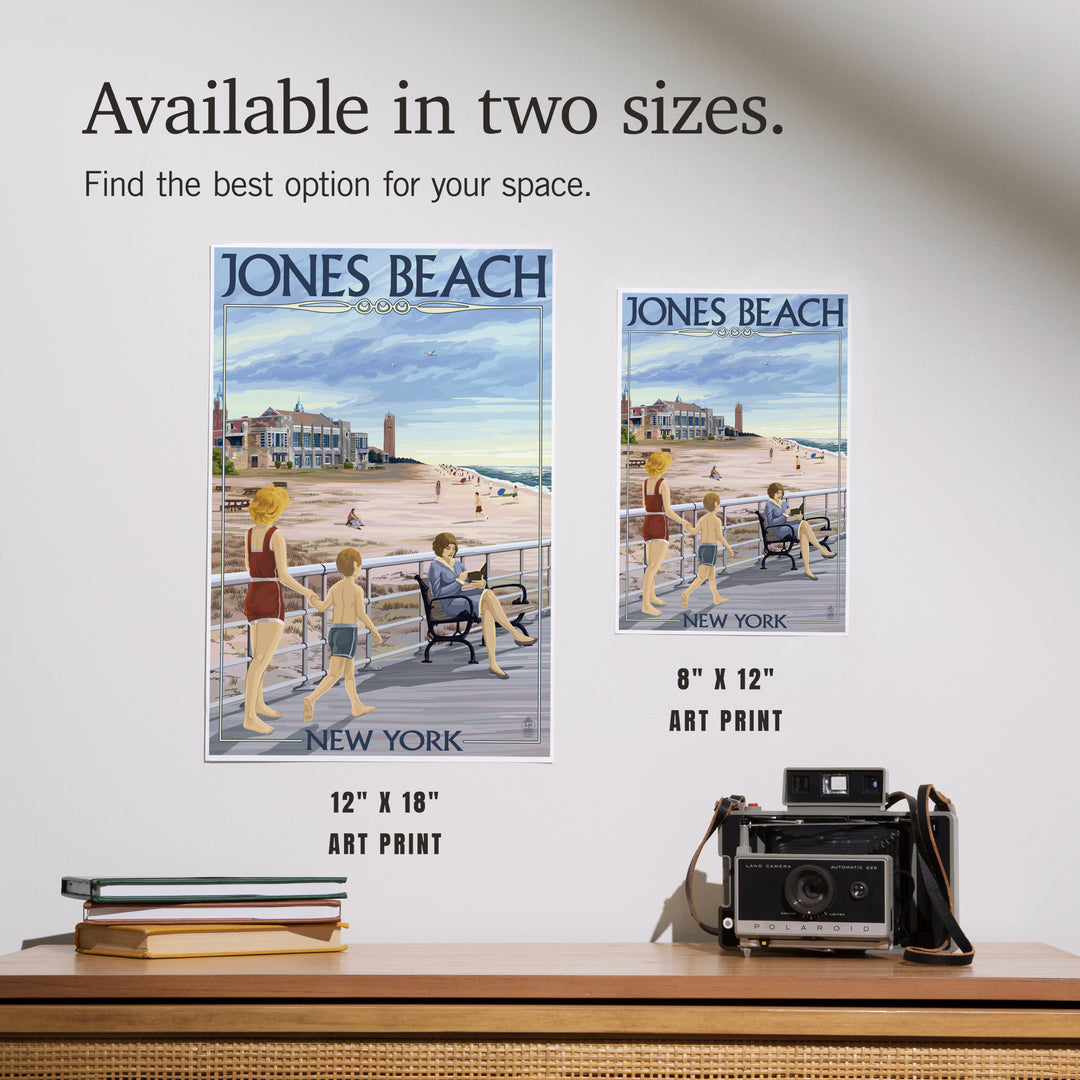 Jones Beach Scene, New York, Art & Giclee Prints