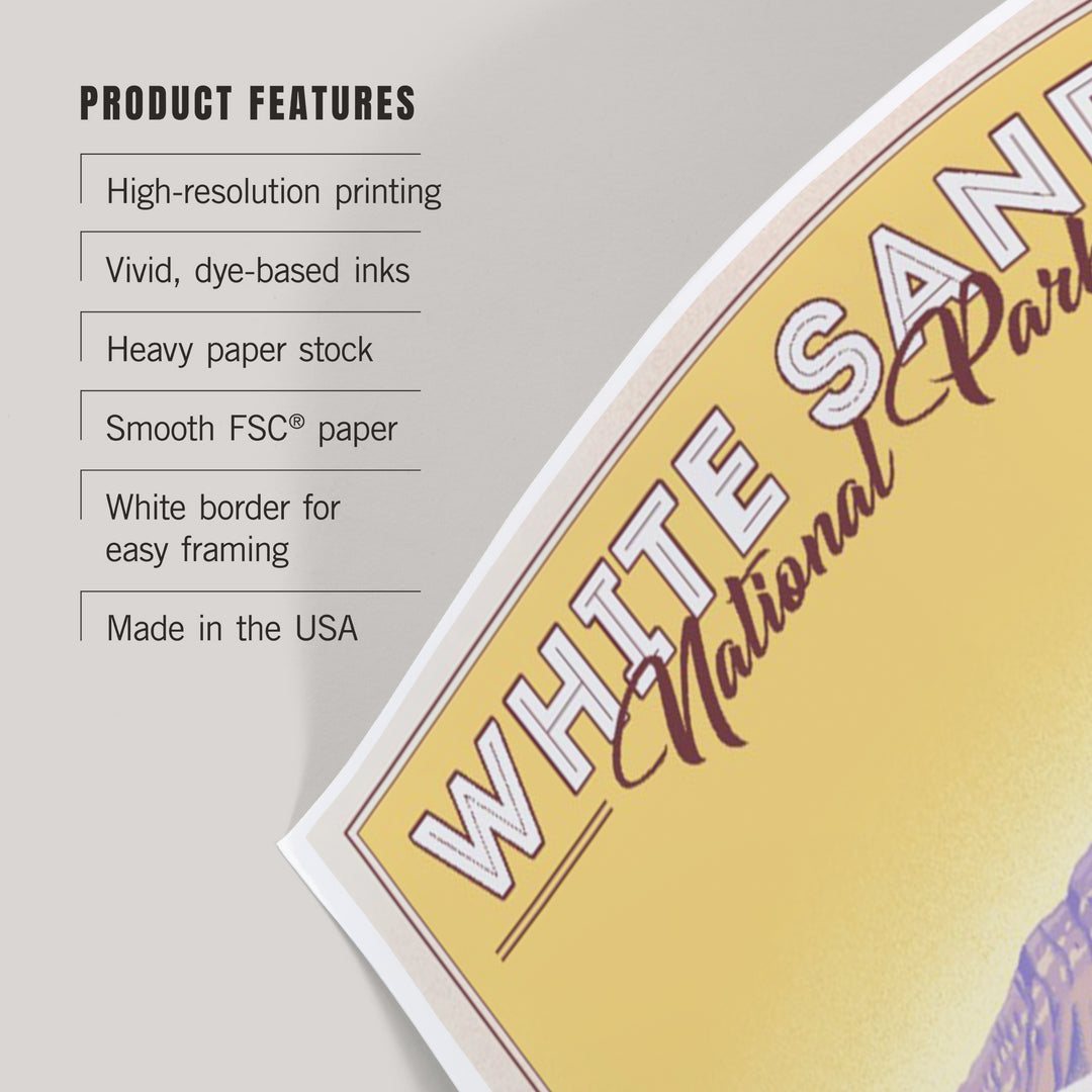 White Sands National Park, Litho, Art & Giclee Prints