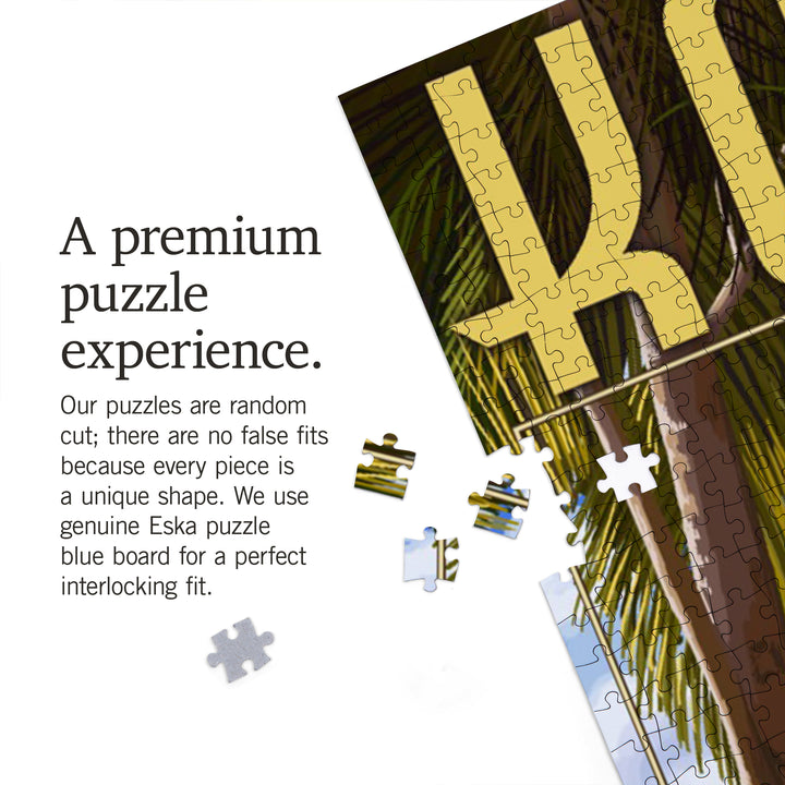 Kona, Hawaii, Hammock and Palms, Jigsaw Puzzle