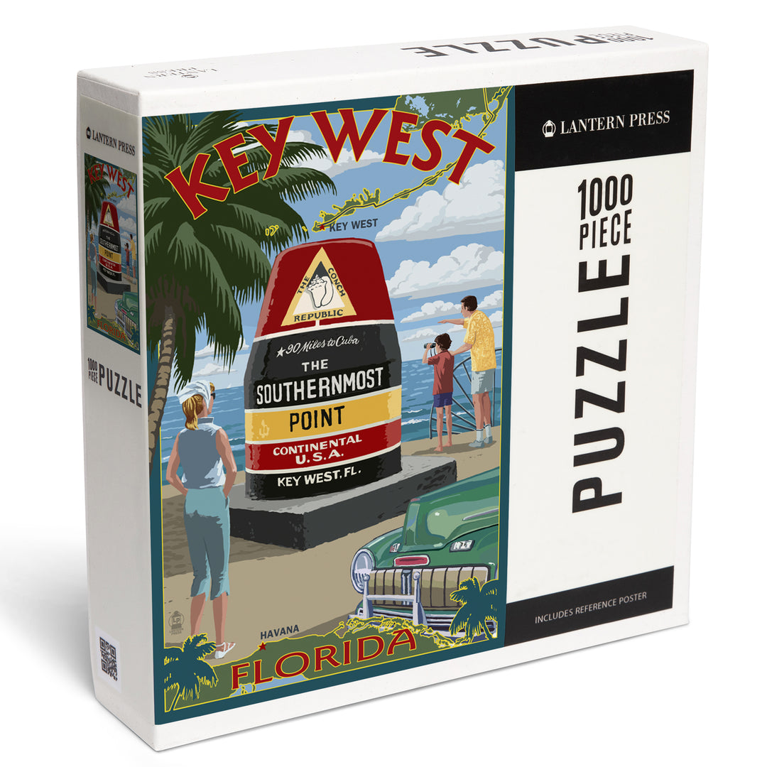 Key West, Florida, The Southernmost Point, Jigsaw Puzzle