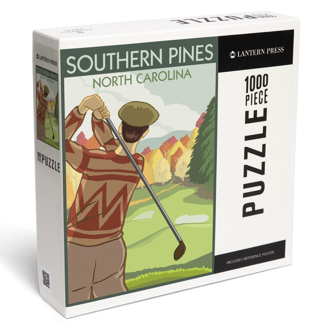 Southern Pines, North Carolina, Golfer, Jigsaw Puzzle