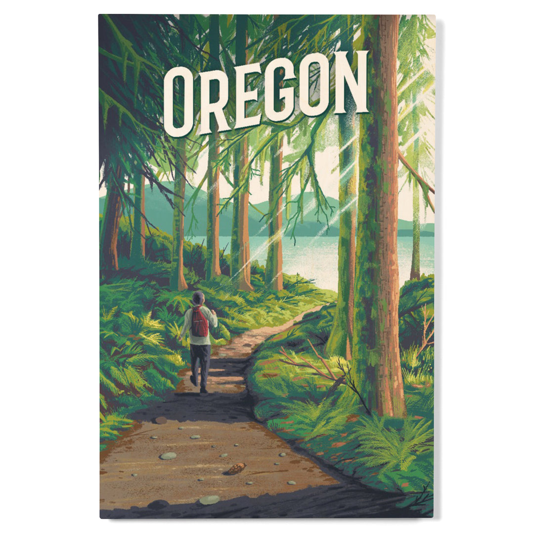 Oregon, Walk In The Woods, Day Hike wood signs and postcards