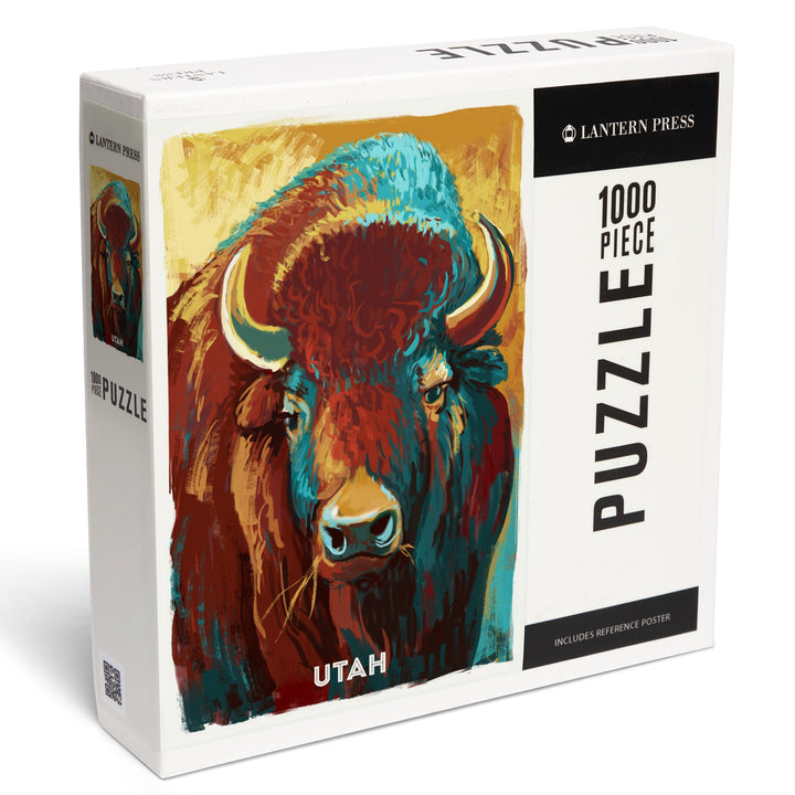 Utah, Vivid, Bison, 1000 Piece Jigsaw Puzzle