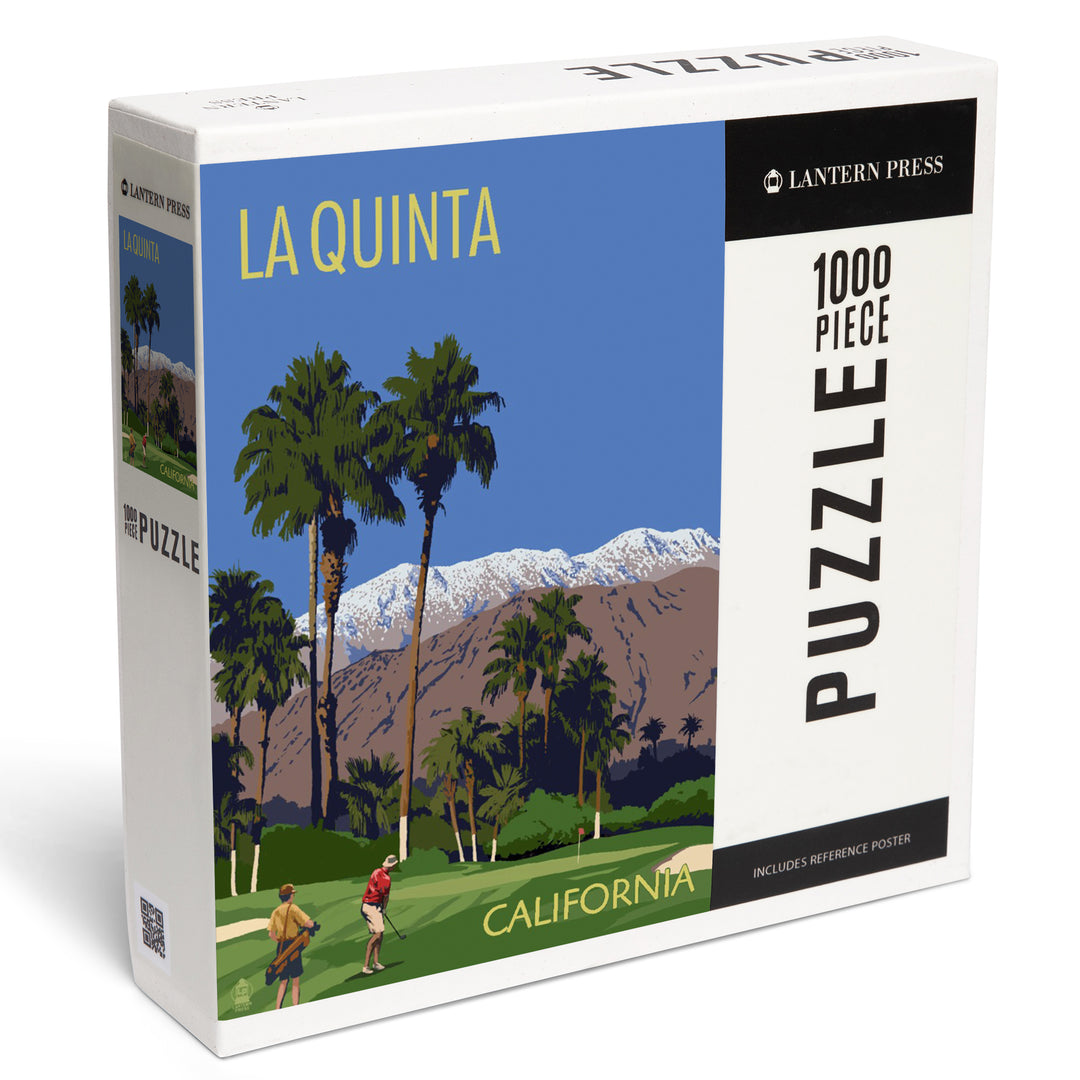 La Quinta, California, Golfing Scene, 1000 Piece Jigsaw Puzzle